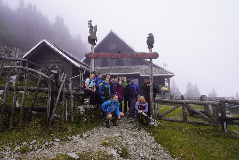 Študentski pohod do Roblekovega doma